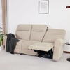 image:imageMCombo 646 Wall Hugger Power Loveseat Recliner Sofa with USB Ports Reclining Loveseat for Small Spaces Living Room RV Fabric PR635M1 Navy BlueBeige
