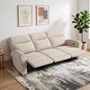 image:imageMCombo 646 Wall Hugger Power Loveseat Recliner Sofa with USB Ports Reclining Loveseat for Small Spaces Living Room RV Fabric PR635M1 Navy BlueBeige