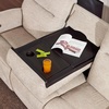 image:imageMCombo 646 Wall Hugger Power Loveseat Recliner Sofa with USB Ports Reclining Loveseat for Small Spaces Living Room RV Fabric PR635M1 Navy BlueBeige