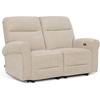 image:imageMCombo 646 Wall Hugger Power Loveseat Recliner Sofa with USB Ports Reclining Loveseat for Small Spaces Living Room RV Fabric PR635M1 Navy BlueBeige