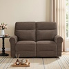image:imageMCombo 646 Wall Hugger Power Loveseat Recliner Sofa with USB Ports Reclining Loveseat for Small Spaces Living Room RV Fabric PR635M1 Navy BlueDark Brown