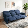 image:imageMCombo 646 Wall Hugger Power Loveseat Recliner Sofa with USB Ports Reclining Loveseat for Small Spaces Living Room RV Fabric PR635M1 Navy BlueNavy Blue
