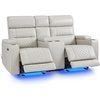 image:imageMCombo 767 3 Seats Zero Gravity Power Loveseat Sofa for Adults Home Theater Seating with Power Headrest FSC Certified USB amp Type C Ports Armrest Storage amp LED Light HTS564 GreyLight Grey