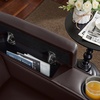 image:imageMCombo 767 3 Seats Zero Gravity Power Loveseat Sofa for Adults Home Theater Seating with Power Headrest FSC Certified USB amp Type C Ports Armrest Storage amp LED Light HTS564 GreyDark Brown