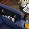 image:imageMCombo 767 3 Seats Zero Gravity Power Loveseat Sofa for Adults Home Theater Seating with Power Headrest FSC Certified USB amp Type C Ports Armrest Storage amp LED Light HTS564 GreyNavy Blue