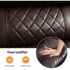 image:imageMCombo 767 3 Seats Zero Gravity Power Loveseat Sofa for Adults Home Theater Seating with Power Headrest FSC Certified USB amp Type C Ports Armrest Storage amp LED Light HTS564 GreyDark Brown