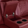 image:imageMCombo 80 Zero Gravity Oversized Power Reclining Loveseat with Adjustable Headrest for Living Room Double Recliner Sofa with USB amp Type C Armrest Storage amp LED Light HTS401SETRed