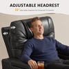 image:imageMCombo 80 Zero Gravity Oversized Power Reclining Loveseat with Adjustable Headrest for Living Room Double Recliner Sofa with USB amp Type C Armrest Storage amp LED Light HTS401SETBlack