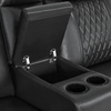 image:imageMCombo 80 Zero Gravity Oversized Power Reclining Loveseat with Adjustable Headrest for Living Room Double Recliner Sofa with USB amp Type C Armrest Storage amp LED Light HTS401SETDark Grey