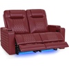 image:imageMCombo 80 Zero Gravity Oversized Power Reclining Loveseat with Adjustable Headrest for Living Room Double Recliner Sofa with USB amp Type C Armrest Storage amp LED Light HTS401SETRed
