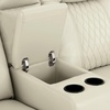 image:imageMCombo 80 Zero Gravity Oversized Power Reclining Loveseat with Adjustable Headrest for Living Room Double Recliner Sofa with USB amp Type C Armrest Storage amp LED Light HTS401SETBeige