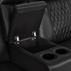 image:imageMCombo 80 Zero Gravity Oversized Power Reclining Loveseat with Adjustable Headrest for Living Room Double Recliner Sofa with USB amp Type C Armrest Storage amp LED Light HTS401SETBlack