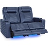 image:imageMCombo 80 Zero Gravity Oversized Power Reclining Loveseat with Adjustable Headrest for Living Room Double Recliner Sofa with USB amp Type C Armrest Storage amp LED Light HTS401SETNavy Blue