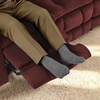 image:imageMCombo 807 W 3 Seater Power Reclining Sofa with Heat and Vibration Massage Zero Gravity Recliner Sofa Couch for Living Room Fabric 6316M3 Brown 3SeaterBurgundy