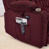 image:imageMCombo 807 W 3 Seater Power Reclining Sofa with Heat and Vibration Massage Zero Gravity Recliner Sofa Couch for Living Room Fabric 6316M3 Burgundy 3SeaterBurgundy