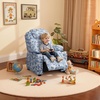 image:imageMCombo Big Kids Recliner for Ages 3 Child Reclining Chair Toddlers Recliner Sofa with Cup Holders Fabric CamouflageCamouflage