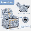 image:imageMCombo Big Kids Recliner for Ages 3 Child Reclining Chair Toddlers Recliner Sofa with Cup Holders Fabric CamouflageCamouflage