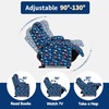 image:imageMCombo Big Kids Recliner for Ages 3 Child Reclining Chair Toddlers Recliner Sofa with Cup Holders Fabric CamouflageDinosaur