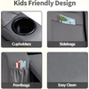 image:imageMCombo Bigger Kids Recliner for Ages 5 Teens Recliner with iPad Stand Child Reclining Chair with Cup Holders CamouflageDark Grey
