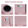 image:imageMCombo Bigger Kids Recliner for Ages 5 Teens Recliner with iPad Stand Child Reclining Chair with Cup Holders CamouflagePink