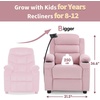 image:imageMCombo Bigger Kids Recliner for Ages 5 Teens Recliner with iPad Stand Child Reclining Chair with Cup Holders CamouflagePink