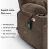 image:imageMCombo Dual Motor Power Lift Recliner Chair for Elderly Lay Flat Lift Chair with Dual Heating and Massage Extra Wide Lift Recliner for Big and Tall Fabric R7070 BrownCoffee