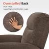 image:imageMCombo Dual Motor Power Lift Recliner Chair with Massage and Heat for Elderly USB Ports Lay Flat Fabric 7666 BeigeDark Brown