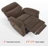 image:imageMCombo Dual Motor Power Lift Recliner Chair with Massage and Heat for Elderly USB Ports Lay Flat Fabric 7666 BeigeDark Brown