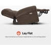 image:imageMCombo Dual Motor Power Lift Recliner Chair with Massage and Heat for Elderly USB Ports Lay Flat Fabric 7666 BeigeDark Brown