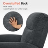 image:imageMCombo Dual Motor Power Lift Recliner Chair with Massage and Heat for Elderly USB Ports Lay Flat Fabric 7666 BeigeDark Grey