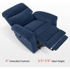 image:imageMCombo Dual Motor Power Lift Recliner Chair with Massage and Heat for Elderly USB Ports Lay Flat Fabric 7666 BeigeNavy Blue