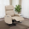 image:imageMCombo Dual Motor Power Recliner Chair for Adults Modern Faux Leather Electric Swivel Recliner with USB Charging Heavy Duty Adjustable Lounge Chair for Living Room amp Bedroom 4610 Beige
