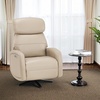 image:imageMCombo Dual Motor Power Recliner Chair for Adults Modern Faux Leather Electric Swivel Recliner with USB Charging Heavy Duty Adjustable Lounge Chair for Living Room amp Bedroom 4610 Beige