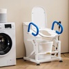 image:imageMCombo Electric Toilet Seat Lift with Padded Arms for Elderly and Disabled Power Toilet Incline Lift in Bathroom Support to 320lbs SEC212WMedium  Fully Assemble Needed