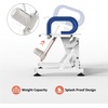 image:imageMCombo Electric Toilet Seat Lift with Padded Arms for Elderly and Disabled Power Toilet Incline Lift in Bathroom Support to 320lbs SEC212WMedium  Fully Assemble Needed