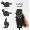 image:imageMCombo Extra Wide Power Lift Recliner Chair for Elderly Lift Chair with Heat and Massage for Big People USBampType C Ports Cup Holders Faux Leather R7045 Grey MediumWideGrey