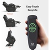 image:imageMCombo Extra Wide Power Lift Recliner Chair for Elderly Lift Chair with Heat and Massage for Big People USBampType C Ports Cup Holders Faux Leather R7045 Grey MediumWideGrey