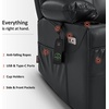 image:imageMCombo Extra Wide Power Lift Recliner Chair for Elderly Lift Chair with Heat and Massage for Big People USBampType C Ports Cup Holders Faux Leather R7045 Grey MediumWideBlack