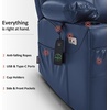 image:imageMCombo Extra Wide Power Lift Recliner Chair for Elderly Lift Chair with Heat and Massage for Big People USBampType C Ports Cup Holders Faux Leather R7045 Grey MediumWideBlue