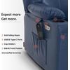 image:imageMCombo Extra Wide Power Lift Recliner Chair for Elderly Lift Chair with Heat and Massage for Big People USBampType C Ports Cup Holders Faux Leather R7045 Grey MediumWideBlue