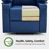 image:imageMCombo Extra Wide Power Lift Recliner Chair for Elderly Lift Chair with Heat and Massage for Big People USBampType C Ports Cup Holders Faux Leather R7045 Grey MediumWideBlue
