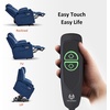 image:imageMCombo Extra Wide Power Lift Recliner Chair for Elderly Lift Chair with Heat and Massage for Big People USBampType C Ports Cup Holders Faux Leather R7045 Grey MediumWideBlue