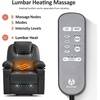 image:imageMCombo Extra Wide Power Lift Recliner Chair for Elderly Lift Chair with Heat and Massage for Big People USBampType C Ports Cup Holders Faux Leather R7045 Grey MediumWideBlack
