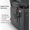 image:imageMCombo Extra Wide Power Lift Recliner Chair for Elderly Lift Chair with Heat and Massage for Big People USBampType C Ports Cup Holders Faux Leather R7045 Grey MediumWideBlack