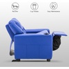 image:imageMCombo Kids Recliner Chair with Cup Holders for Boys and Girls RoomArmrest Sofa Couch with Cup Holder for ToddlersFaux Leather 7240 PinkNavy Blue