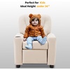 image:imageMCombo Kids Recliner Chair with Cup Holders for Boys and Girls RoomArmrest Sofa Couch with Cup Holder for ToddlersFaux Leather 7240 PinkWhite