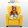 image:imageMCombo Kids Recliner Chair with Cup Holders for Boys and Girls RoomArmrest Sofa Couch with Cup Holder for ToddlersFaux Leather 7240 PinkYellow