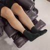 image:imageMCombo Large Lay Flat Dual Motor Power Recliner Chair with Heat and Vibration USB and Type C Ports Faux Leather Electric Recliner for Living Room Infinite Position 6199 Saddle BrownDark Brown