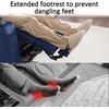 image:imageMCombo Oversized Power Lift Recliner Chair with Massage and Heat for Big and Tall Elderly People Cup Holders USB Ports Side Pockets Fabric R7541 Grey LargeOversizeNavy Blue