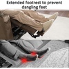image:imageMCombo Oversized Power Lift Recliner Chair with Massage and Heat for Big and Tall Elderly People Cup Holders USB Ports Side Pockets Fabric R7541 Grey LargeOversizeBrown